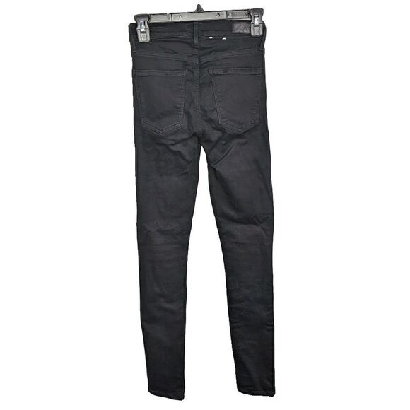 Agolde Sophie Ankle Cropped Skinny Jeans Black Size 25 - Picture 9 of 10